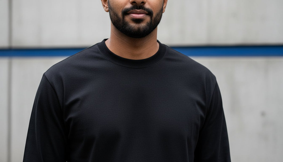 The Definitive Guide to the Long Sleeve Crewneck T-Shirt: Quality, Fit, and Longevity