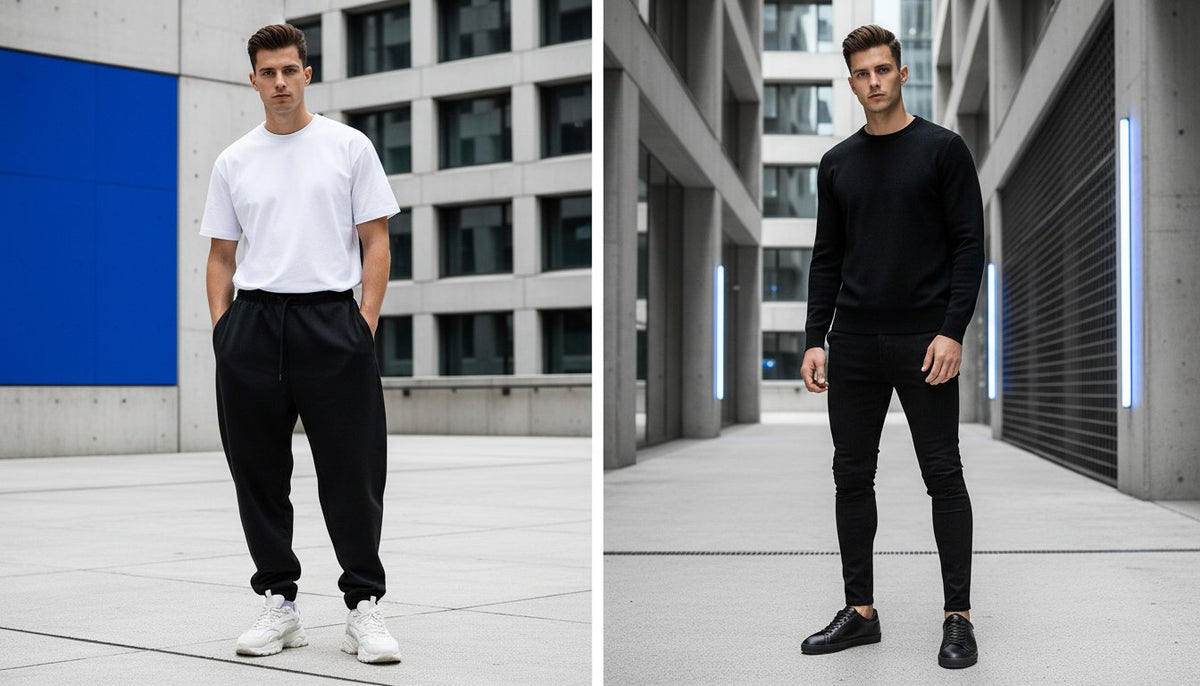 Oversized Joggers vs Skinny Joggers: The Definitive Guide to Modern Fit and Silhouette