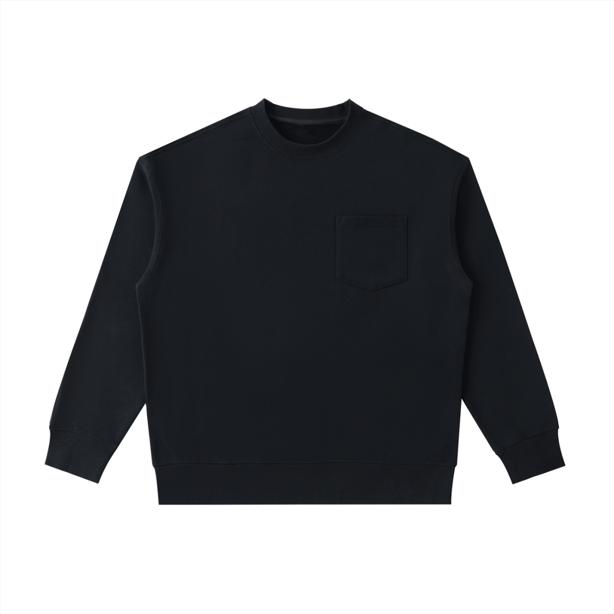 Heavyweight Patch Pocket Crewneck Sweatshirt