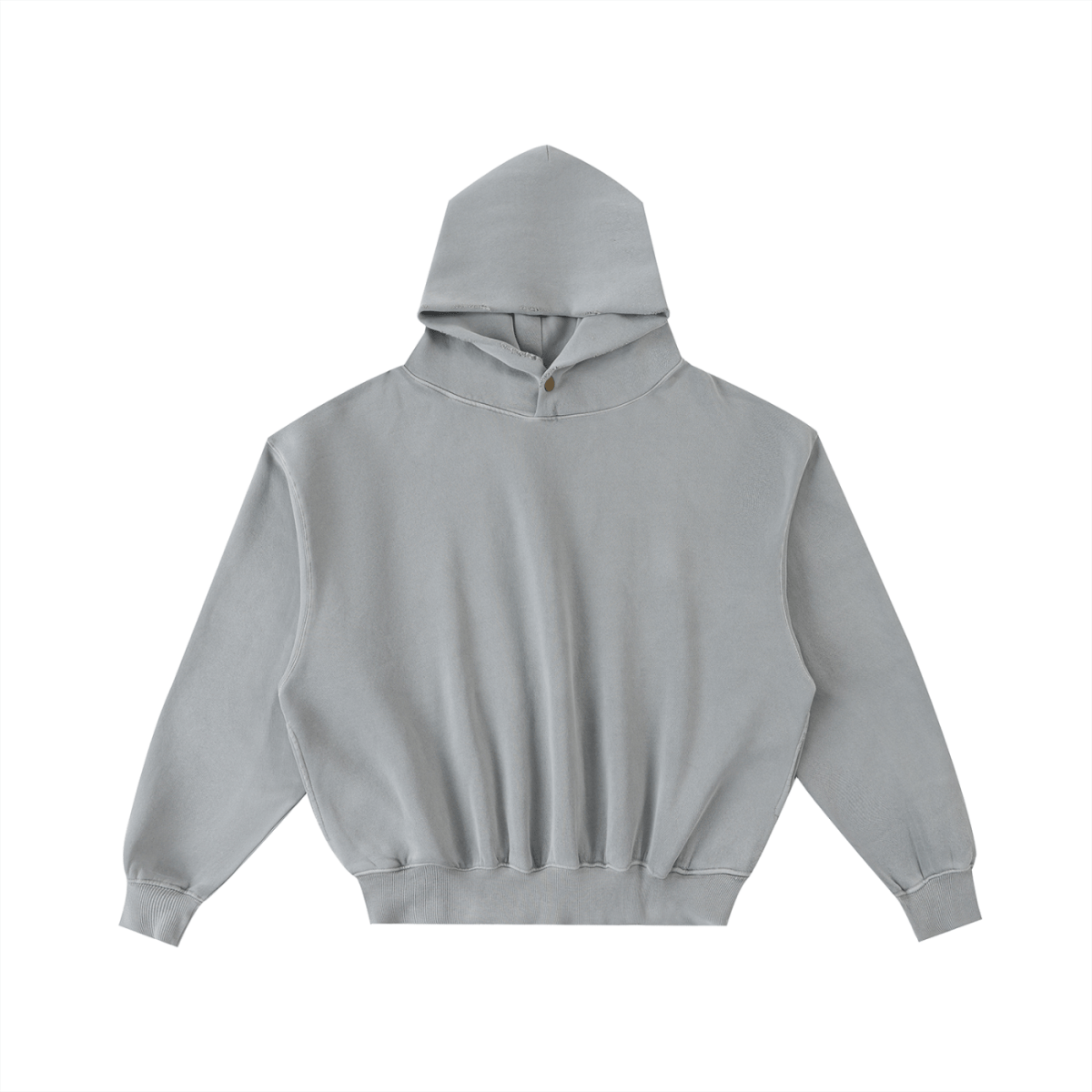 Fleece Enzyme Washed Hoodie ‘Sirus’ Light Grey