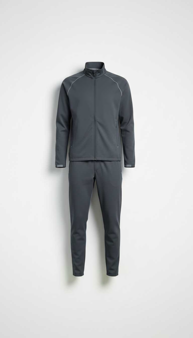 Steel Grey technical track suit