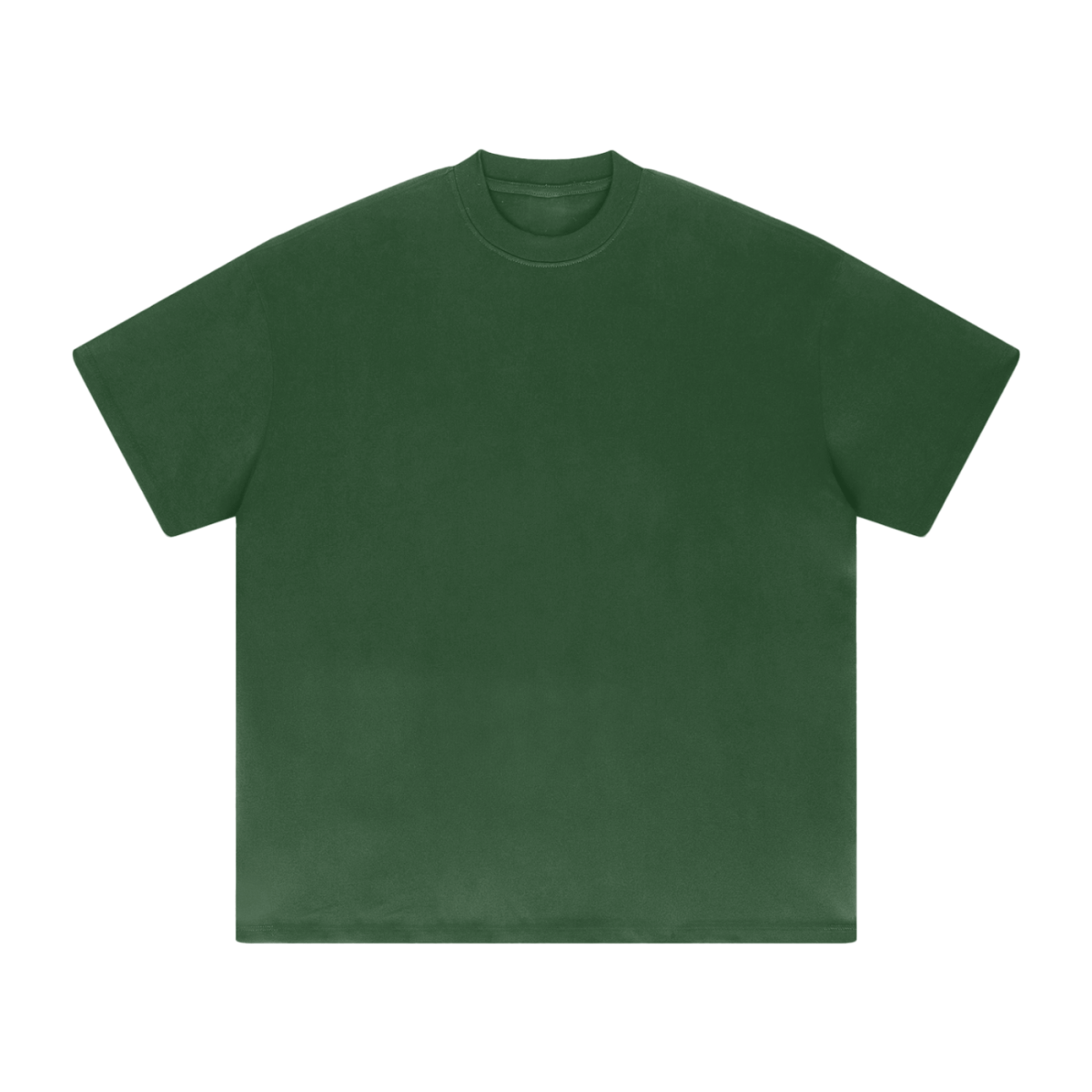 Forest Green Heavyweight Drop Shoulder T-Shirt 'Jordan' - back view