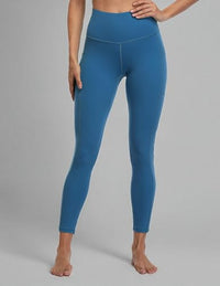 Women's High Waisted Leggings 7/8 Length Yoga Pants with Pockets