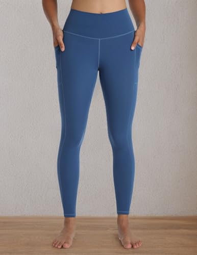 Women's High Waisted Leggings 7/8 Length Yoga Pants with Pockets