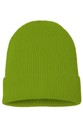 Sustainable Fine Rib Knit Beanie