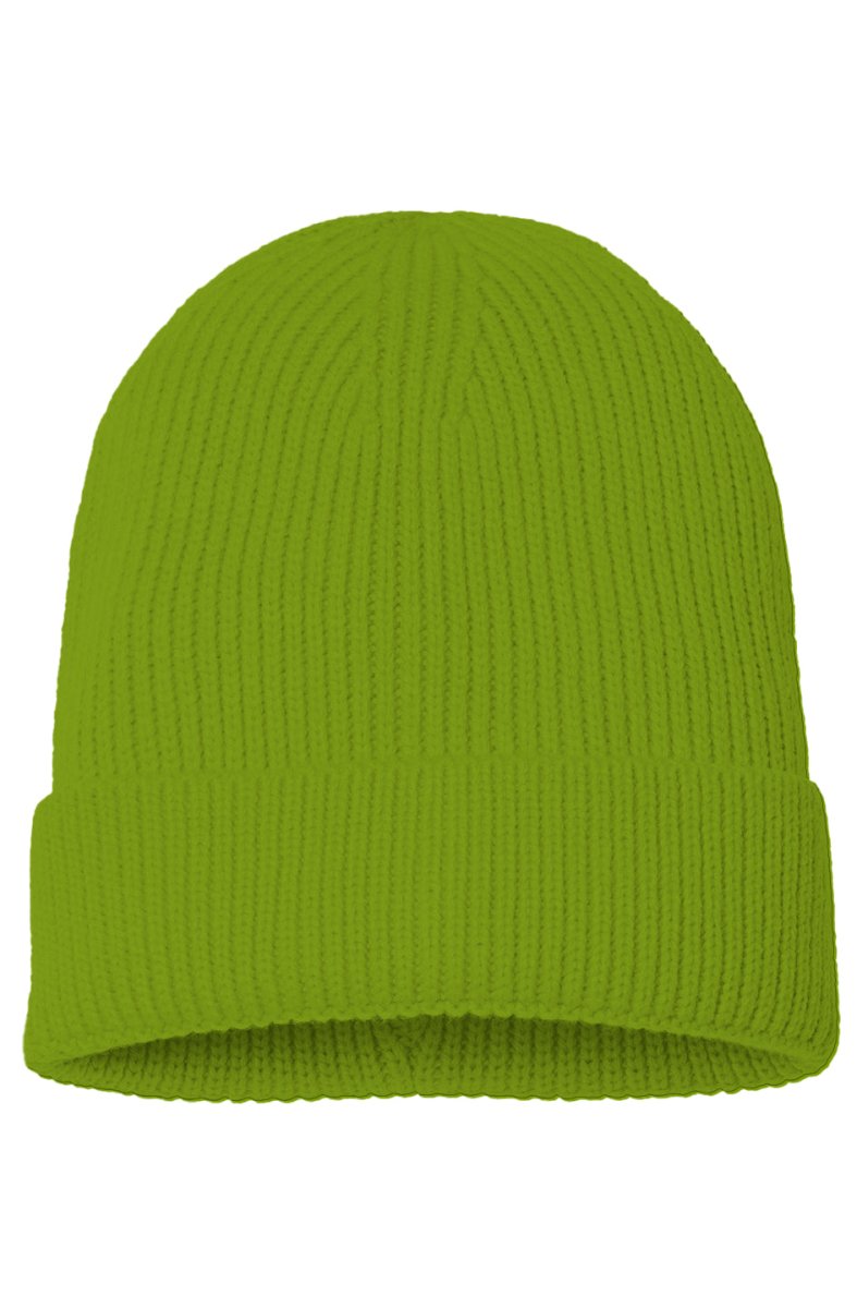 Sustainable Fine Rib Knit Beanie