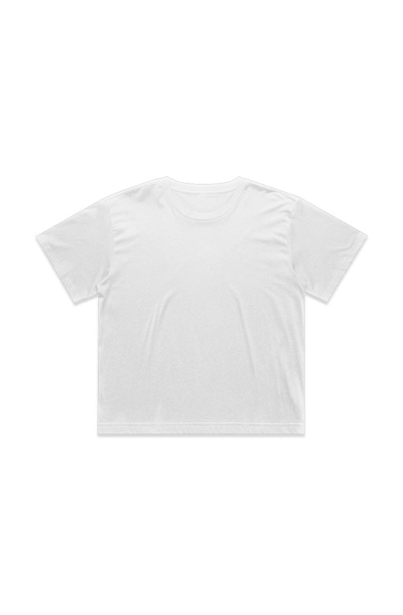 Woman's Cropped T-Shirt 'Livia' 100% C. Cotton