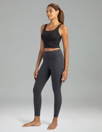 Women's High Waisted Leggings 7/8 Length Yoga Pants with Pockets