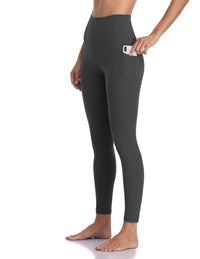 Women's High Waisted Leggings 7/8 Length Yoga Pants with Pockets