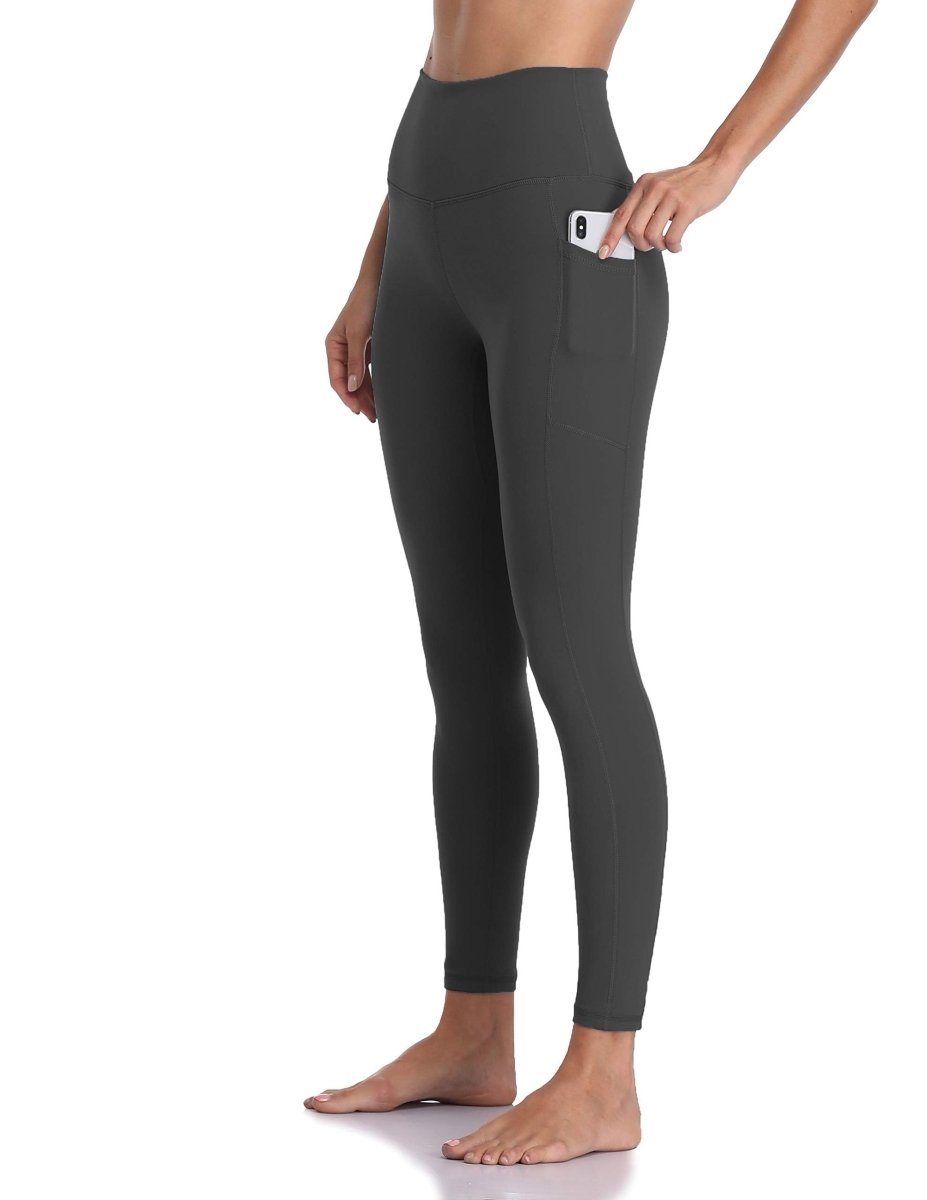 Women's High Waisted Leggings 7/8 Length Yoga Pants with Pockets