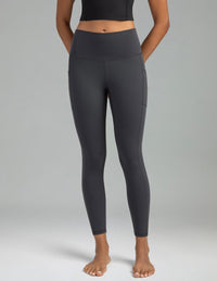 Women's High Waisted Leggings 7/8 Length Yoga Pants with Pockets