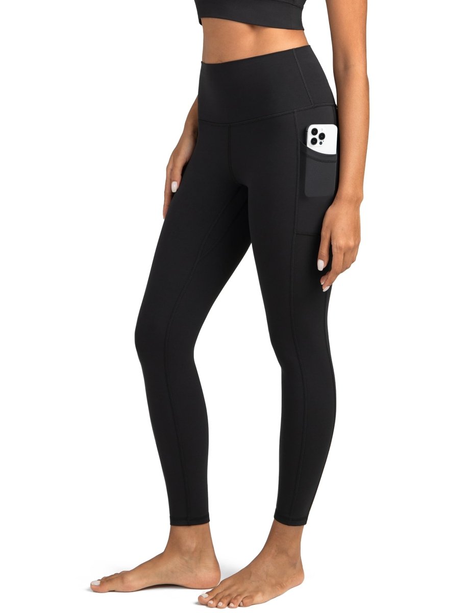 Women's High Waisted Leggings 7/8 Length Yoga Pants with Pockets