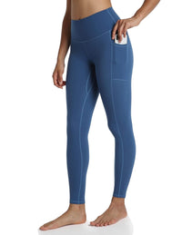 Women's High Waisted Leggings 7/8 Length Yoga Pants with Pockets