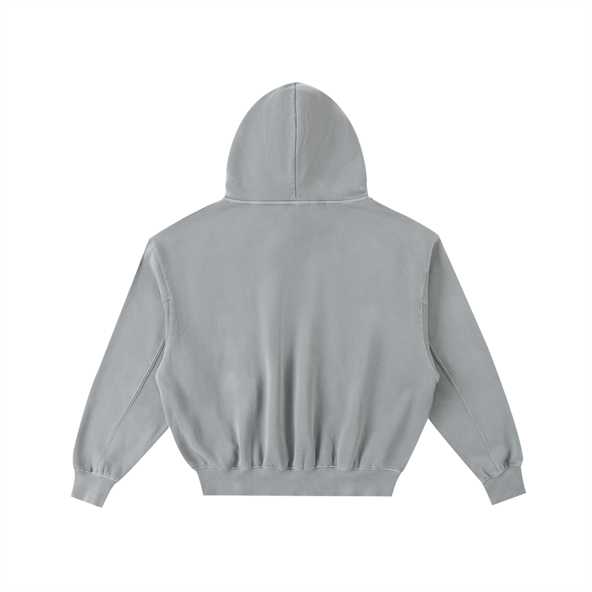 Fleece Enzyme Washed Hoodie ‘Sirus’ Light Grey