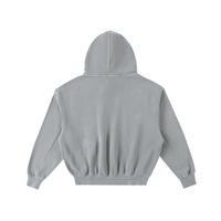 Fleece Enzyme Washed Hoodie ‘Sirus’ Light Grey