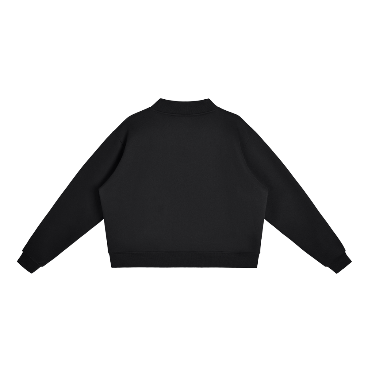 Essential Fleece Mid-Neck Crew Sweatshirt