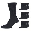 12 Pairs Mens Cotton Rich Sport Socks Work Socks Shoe Size 6-11 and Big Foot 12-14