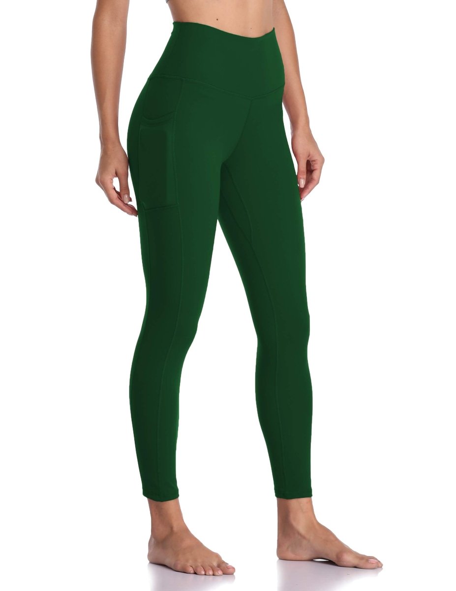 Women's High Waisted Leggings 7/8 Length Yoga Pants with Pockets