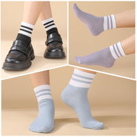 Zuimei 8 Pairs Woman's Socks, Colourful Sports Gym Leisure Crop Socks Casual Socks Ankle Cotton Liners Socks Athletic Socks Multipack