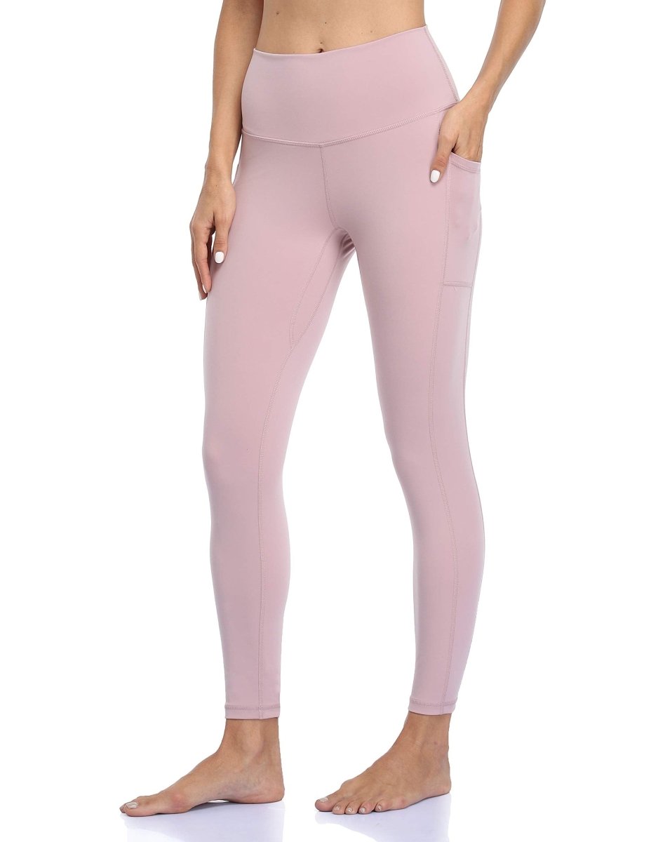 Women's High Waisted Leggings 7/8 Length Yoga Pants with Pockets