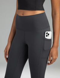 Women's High Waisted Leggings 7/8 Length Yoga Pants with Pockets