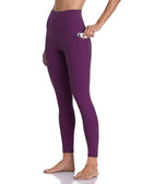 Women's High Waisted Leggings 7/8 Length Yoga Pants with Pockets