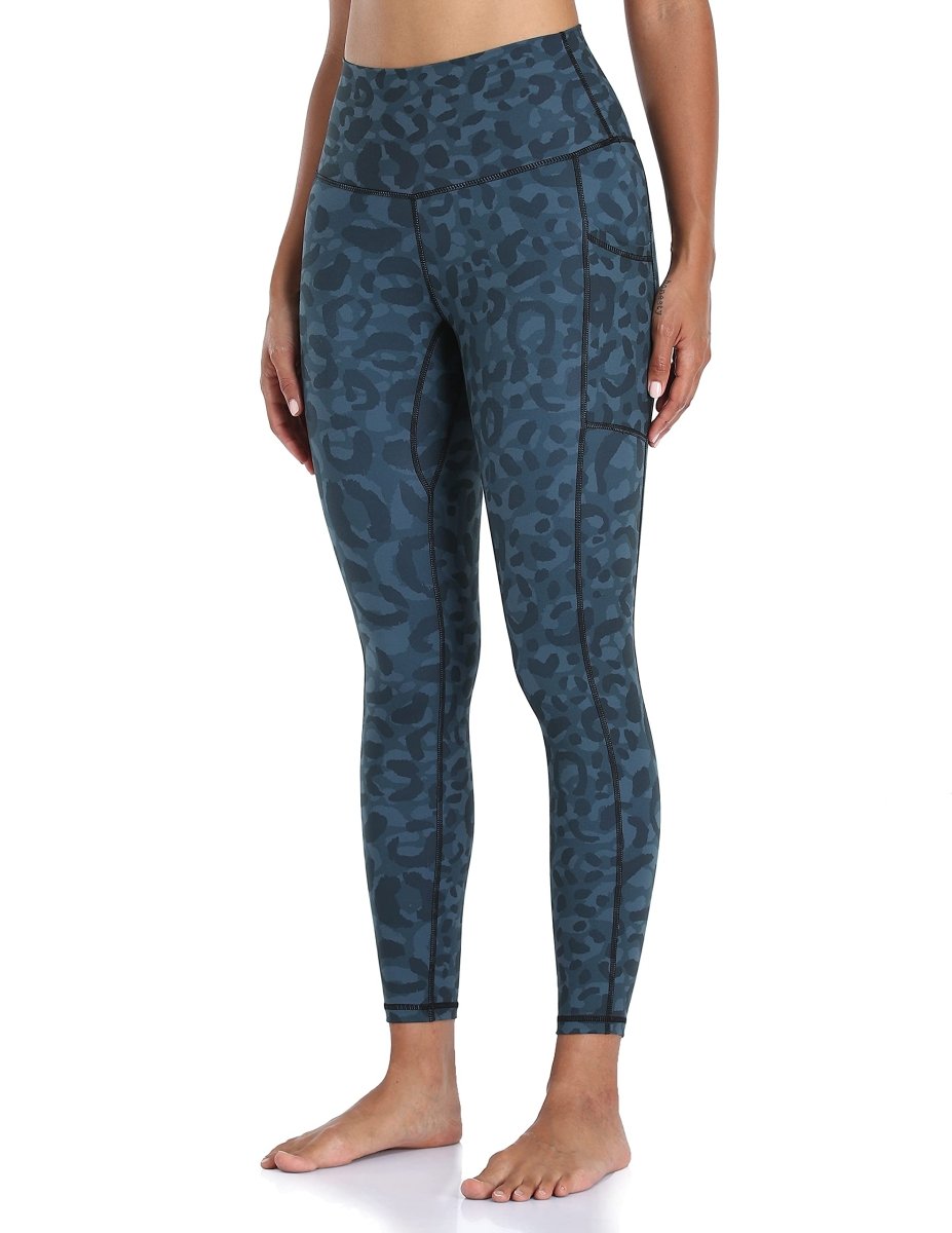 Women's High Waisted Leggings 7/8 Length Yoga Pants with Pockets