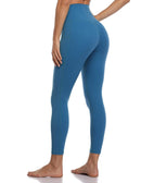 Women's High Waisted Leggings 7/8 Length Yoga Pants with Pockets