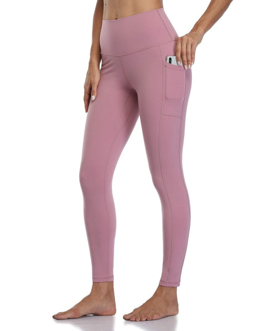 Women's High Waisted Leggings 7/8 Length Yoga Pants with Pockets