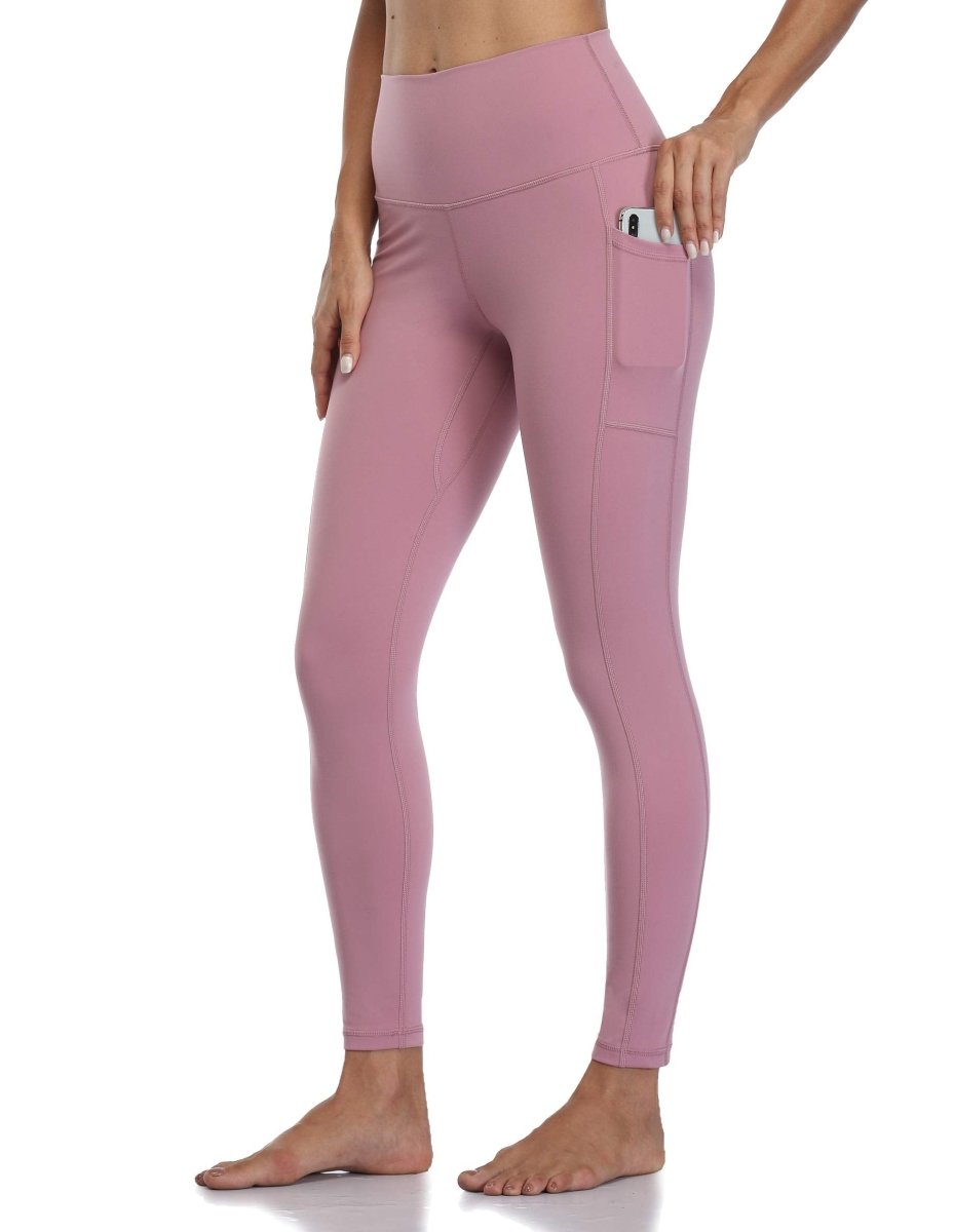 Women's High Waisted Leggings 7/8 Length Yoga Pants with Pockets