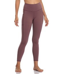 Women's High Waisted Leggings 7/8 Length Yoga Pants with Pockets