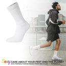 12 Pairs Mens Cotton Rich Sport Socks Work Socks Shoe Size 6-11 and Big Foot 12-14