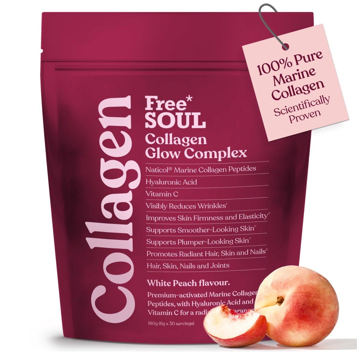 Marine Collagen Powder with Hyaluronic Acid & Vitamin C