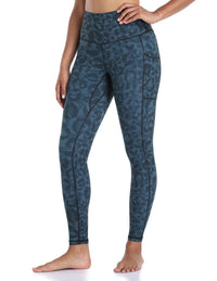 Women's High Waisted Leggings 7/8 Length Yoga Pants with Pockets