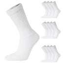 12 Pairs Mens Cotton Rich Sport Socks Work Socks Shoe Size 6-11 and Big Foot 12-14