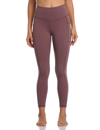 Women's High Waisted Leggings 7/8 Length Yoga Pants with Pockets