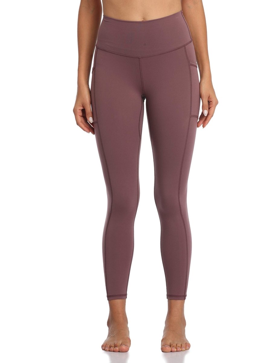 Women's High Waisted Leggings 7/8 Length Yoga Pants with Pockets