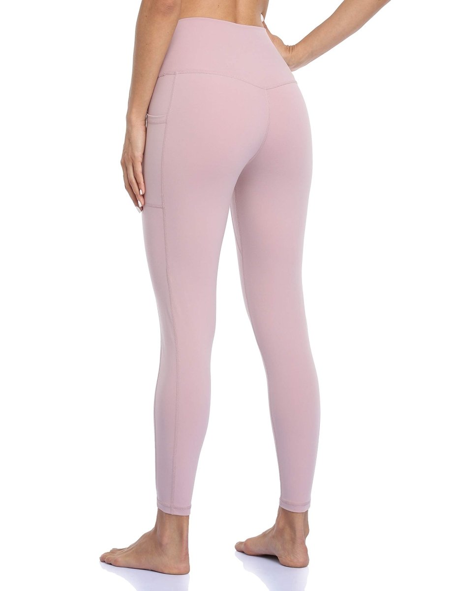 Women's High Waisted Leggings 7/8 Length Yoga Pants with Pockets