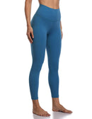 Women's High Waisted Leggings 7/8 Length Yoga Pants with Pockets