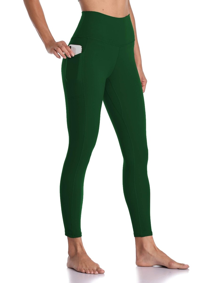 Women's High Waisted Leggings 7/8 Length Yoga Pants with Pockets