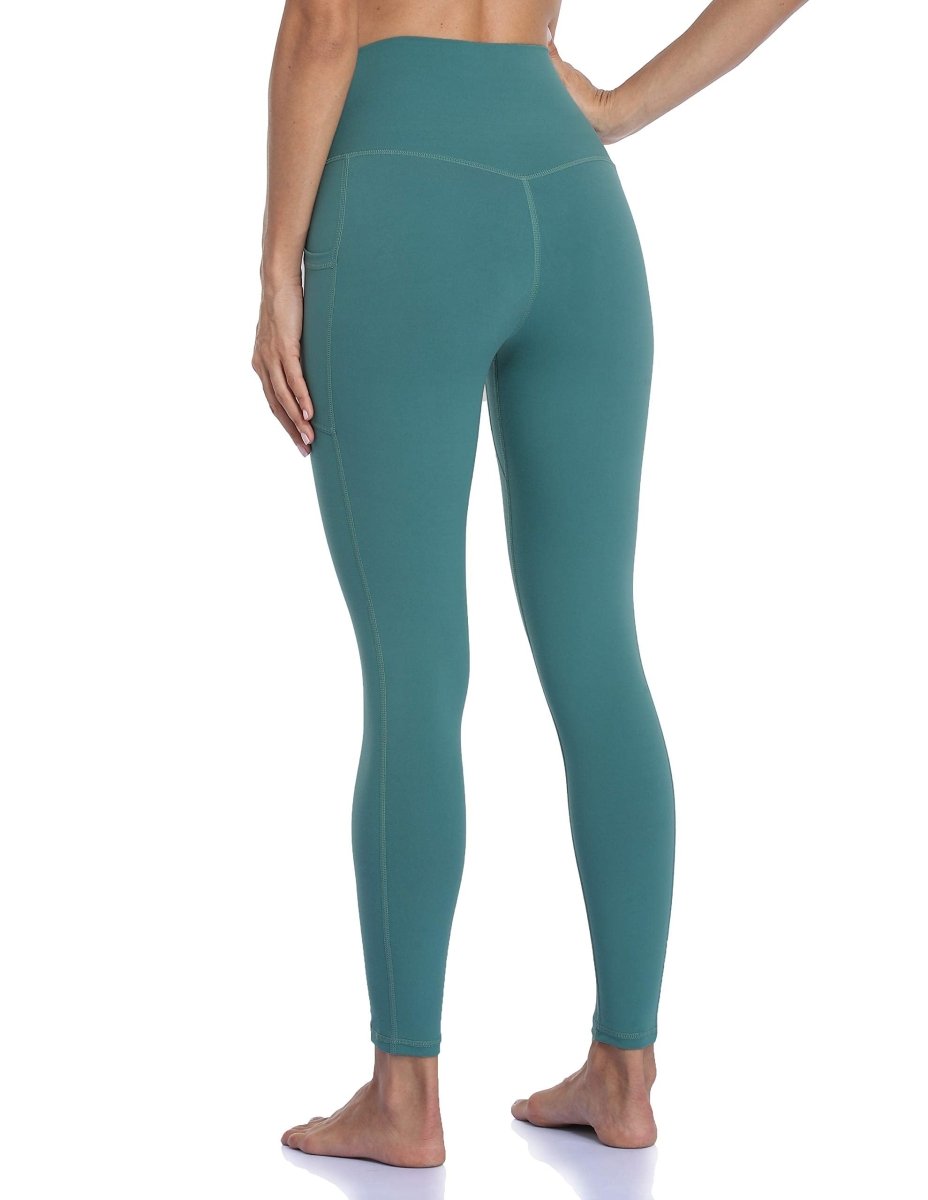Women's High Waisted Leggings 7/8 Length Yoga Pants with Pockets