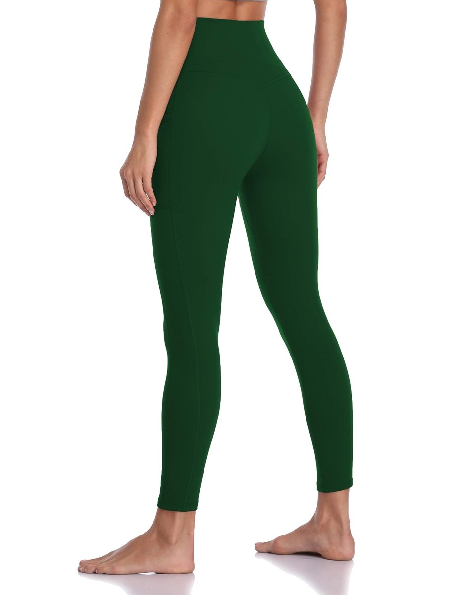 Women's High Waisted Leggings 7/8 Length Yoga Pants with Pockets