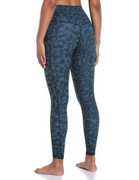 Women's High Waisted Leggings 7/8 Length Yoga Pants with Pockets