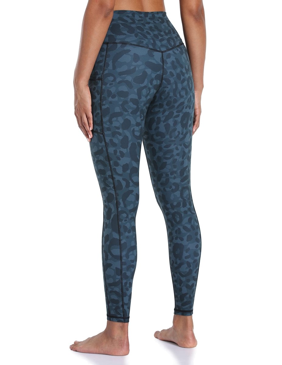 Women's High Waisted Leggings 7/8 Length Yoga Pants with Pockets