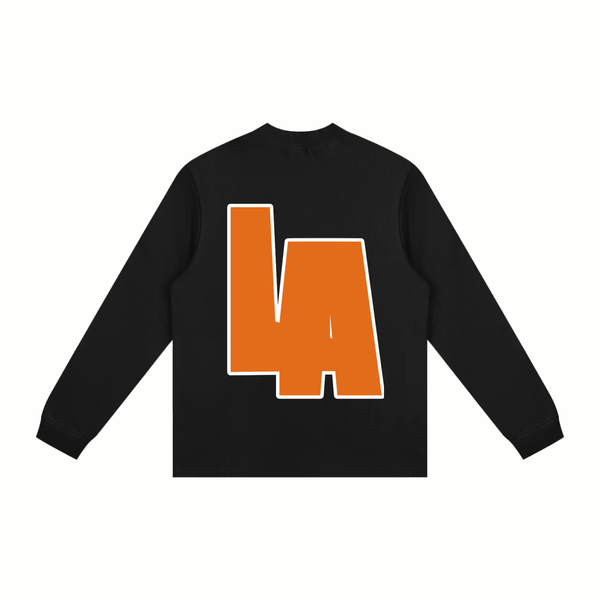 LA logo back - Non-Shrink Mock Neck Sweatshirt – Local Athletics