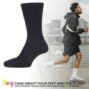 12 Pairs Mens Cotton Rich Sport Socks Work Socks Shoe Size 6-11 and Big Foot 12-14