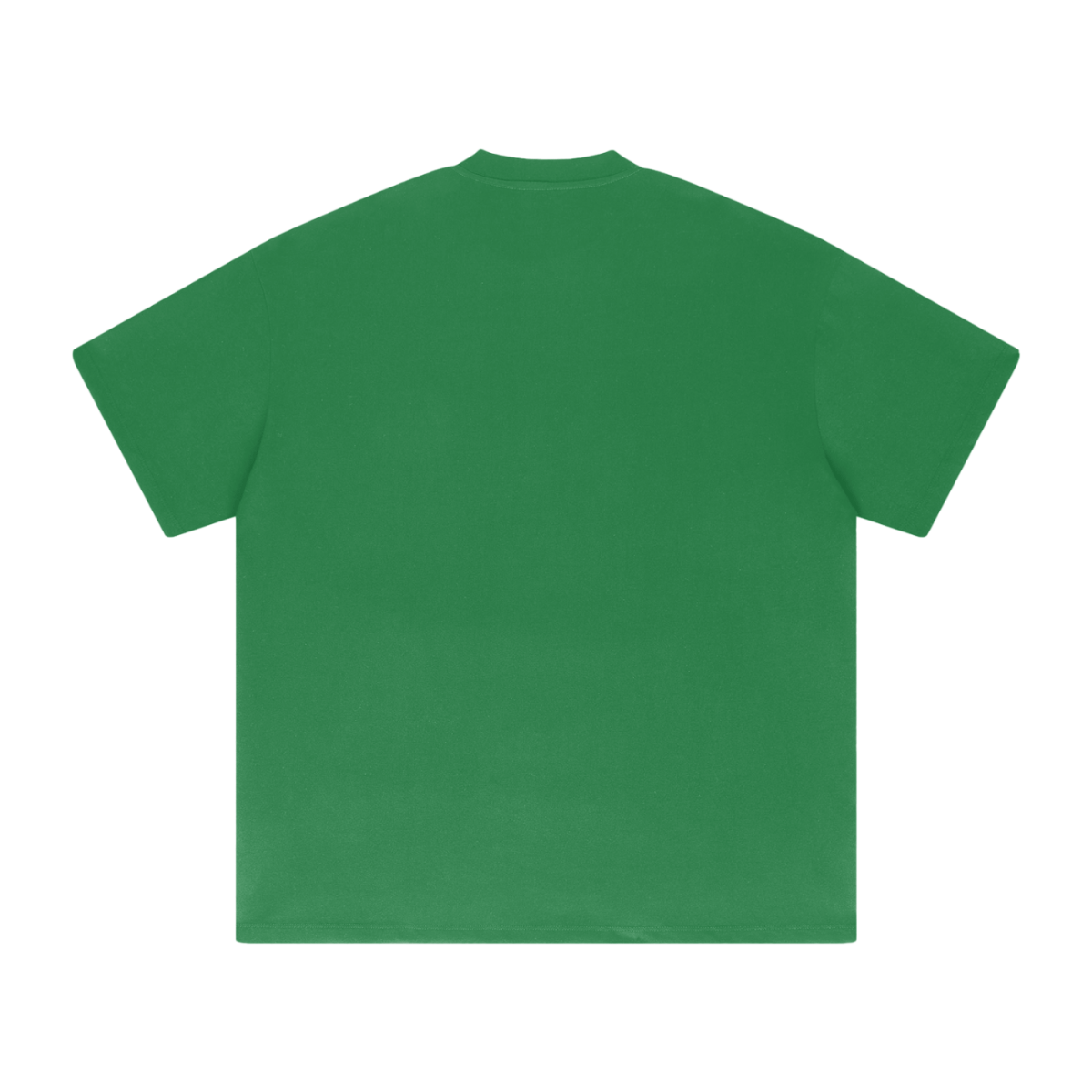 Green Heavyweight Drop Shoulder T-Shirt 'Jordan' - front view