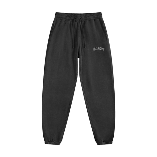 Vintage Washed Fleece Joggers – Mid Weight 355 gsm