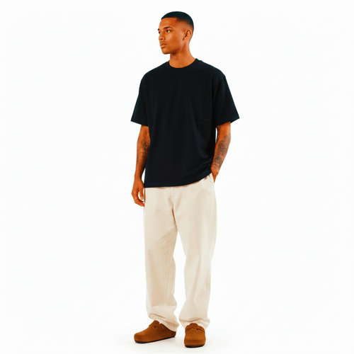 Vintage Black Box T-Shirt 'Kai' - 100% Cotton