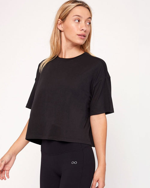 Cozy Boxy Tee Short Sleeve "Bella'